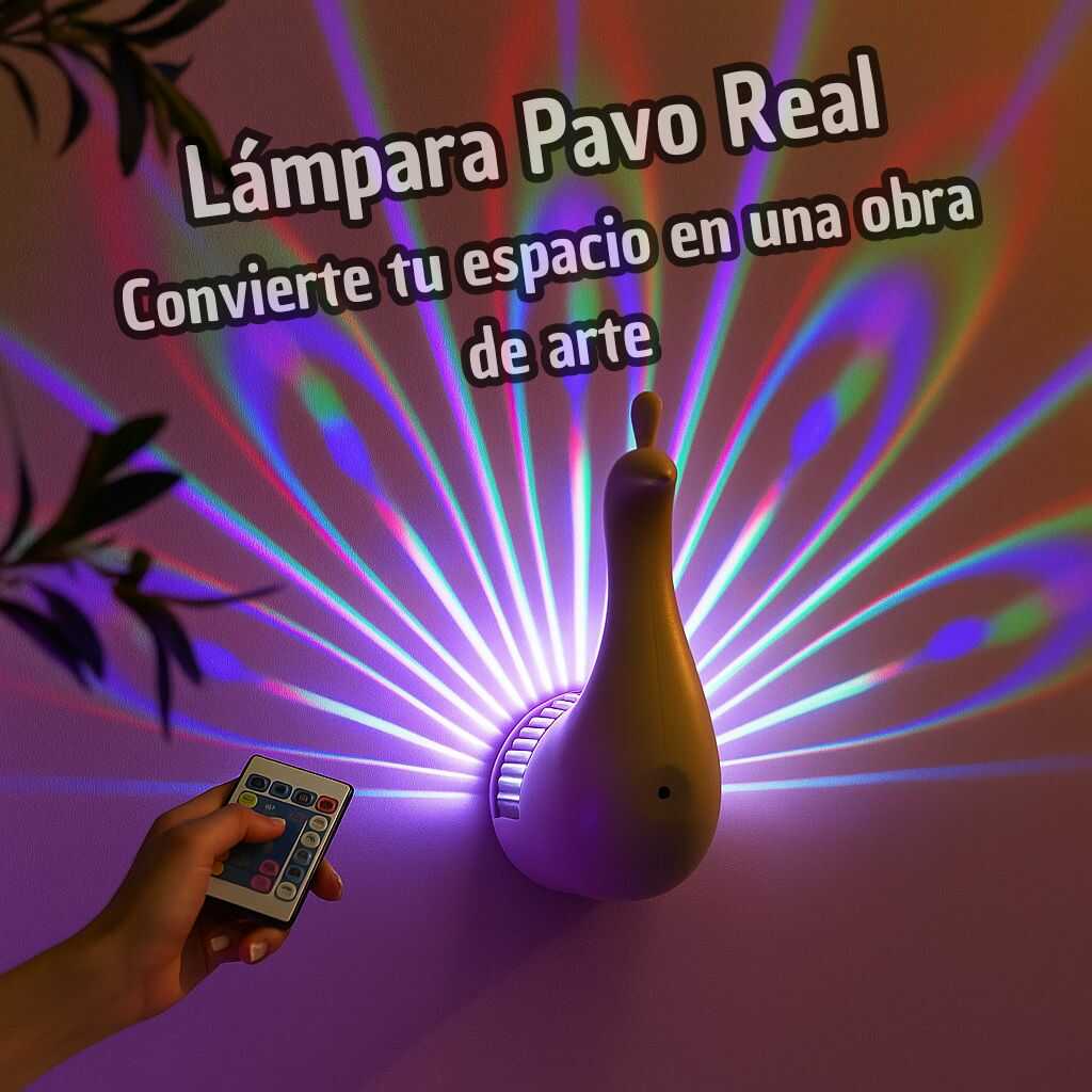 Lámpara - Pavo Real