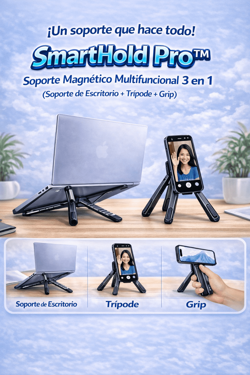 SmartHold Pro - Soporte Portátil