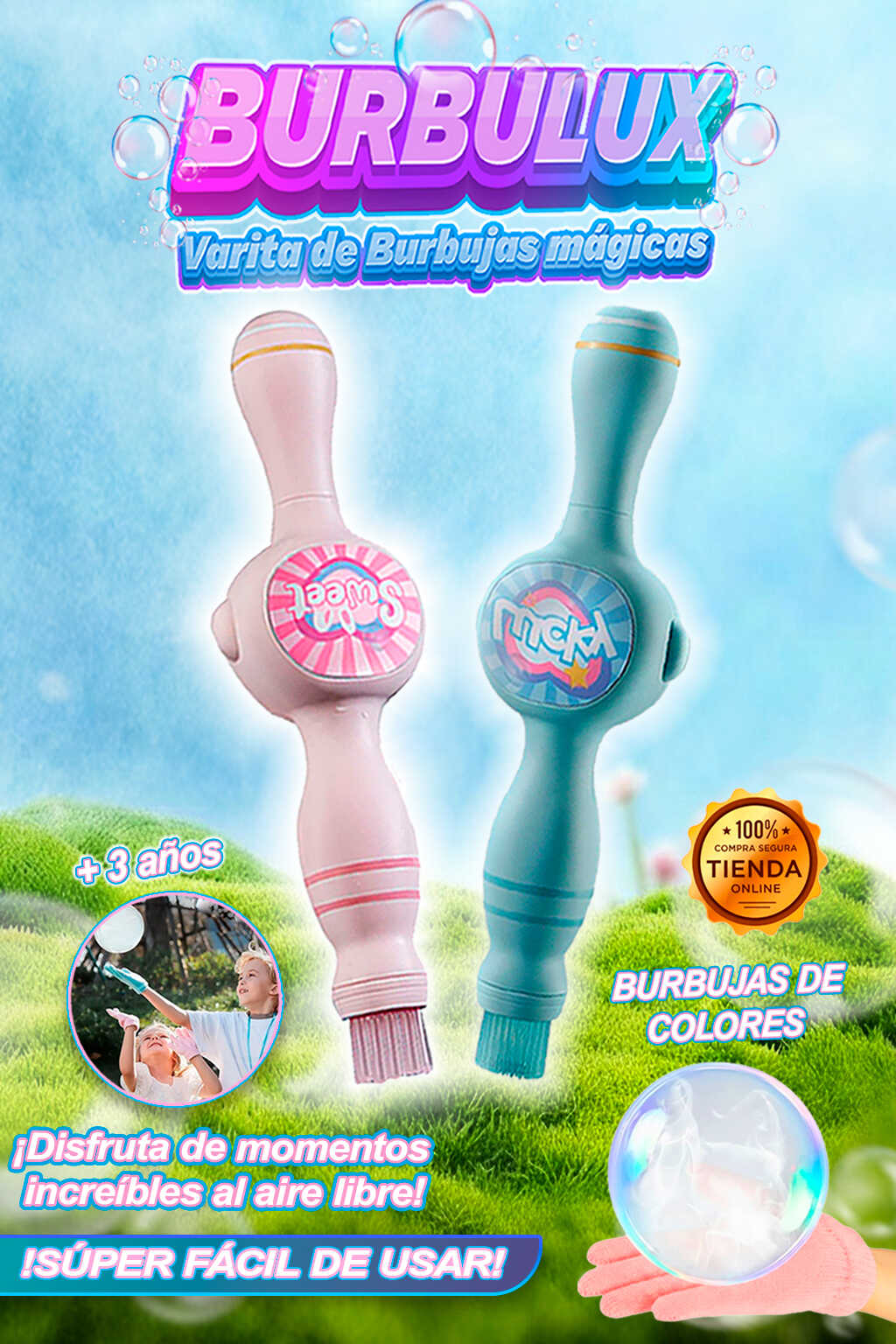 VARITA DE BURBUJAS MAGICAS