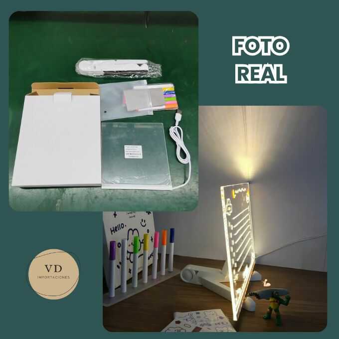 TABLERO ACRILICO LUMINOSO