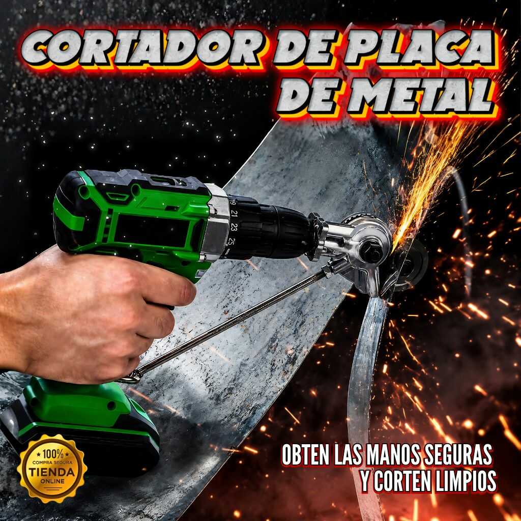 Cortador de Placa de Metal - no incluye taladro