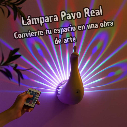 Lámpara - Pavo Real