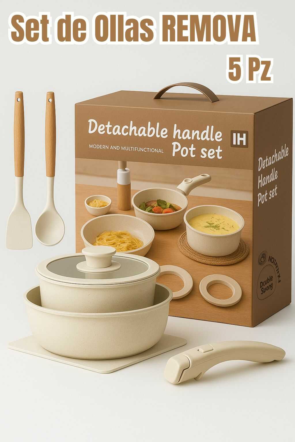 Set de Ollas REMOVA - 5 Piezas