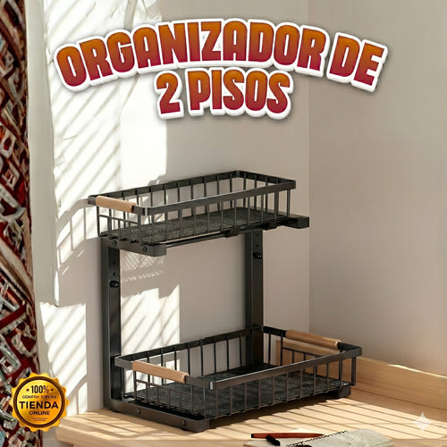 Organizador de 2 Niveles Extraible