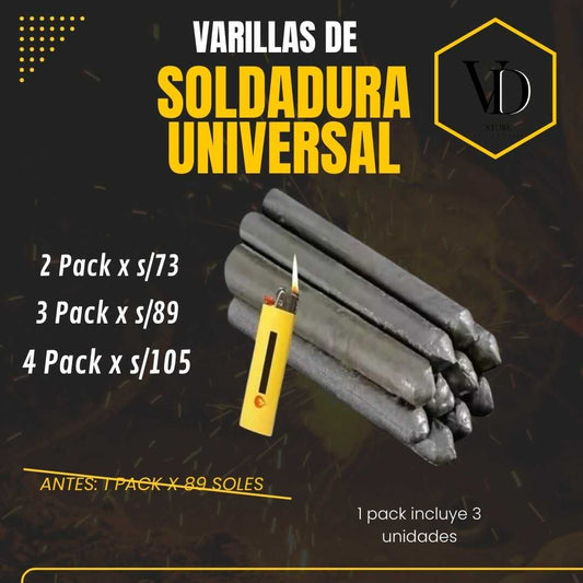 VARILLAS DE SOLDADURA UNIVERSAL