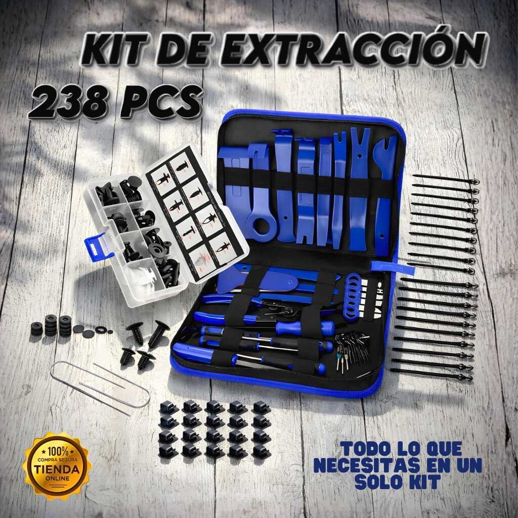 Kit de Extracción de moldaduras - 238 piezas