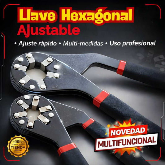 Llave Hexagonal Ajustable - Juego de 2 llaves