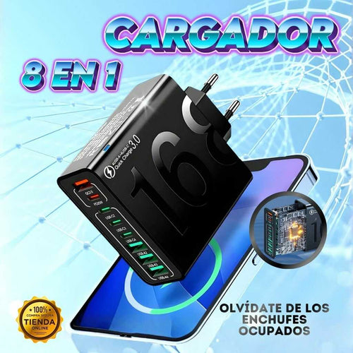 Cargador 8 en 1