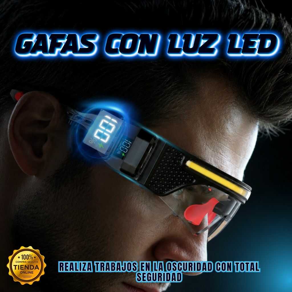 GAFAS CON LUZ LED