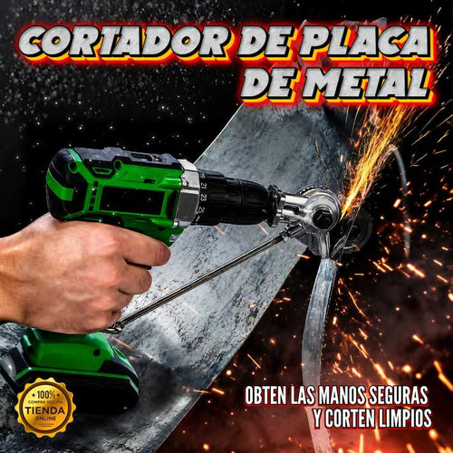 Cortador de Placa de Metal - no incluye taladro