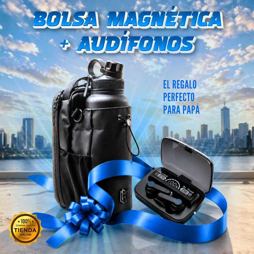 PACK 1 - BOLSA MAGNÉTICA + AUDÍFONOS
