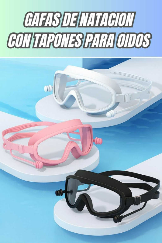 Gafas de Natación con tapones para oidos