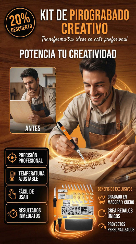 PIROGRABADOR DE MADERA